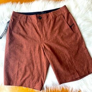 Nitrous Black Stretch Hybrid men’s shorts size 28 in Papri color